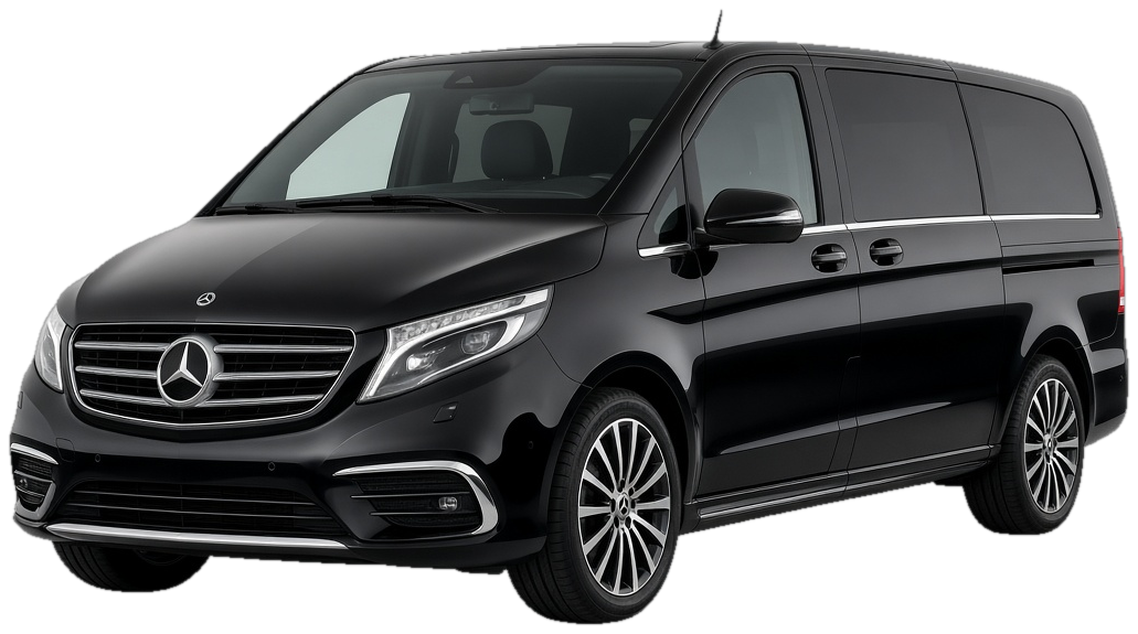LionTransfer black Mercedes VIP van